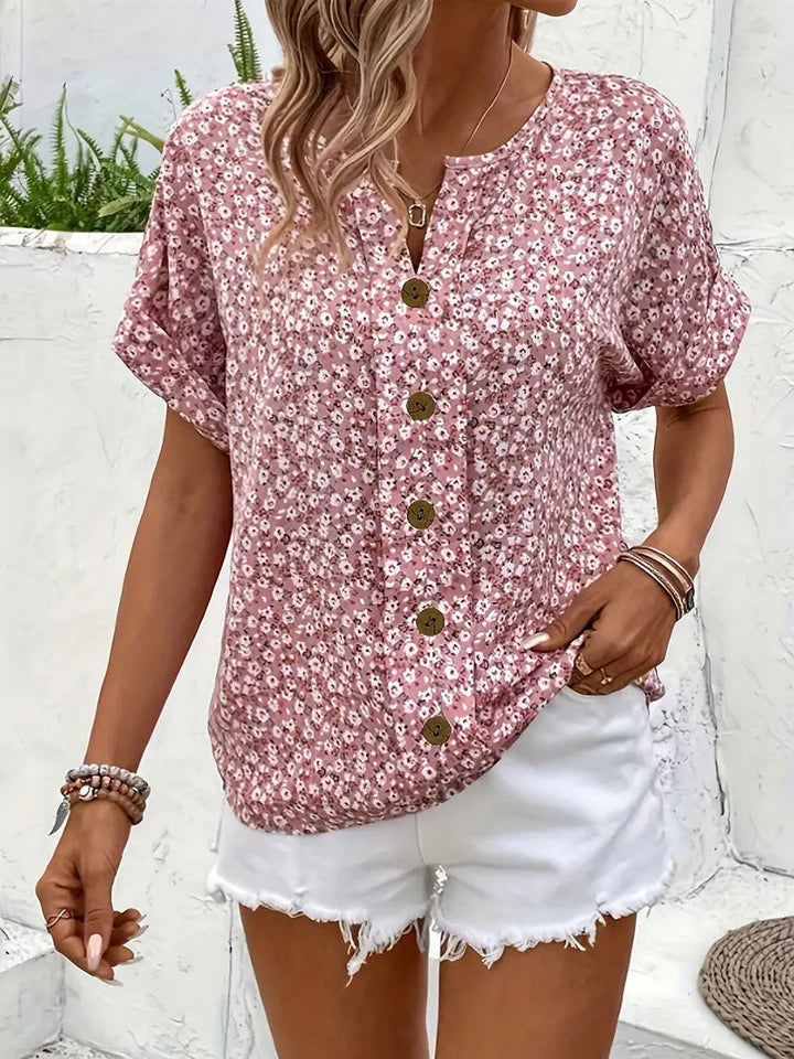 Avira™ - Elegant Sommerlig Blomstret Top
