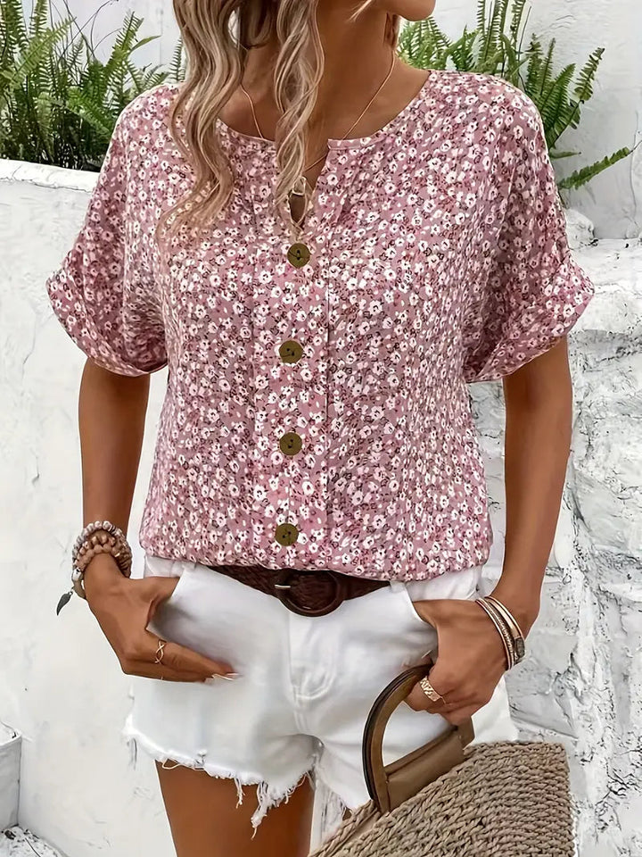 Avira™ - Elegant Sommerlig Blomstret Top