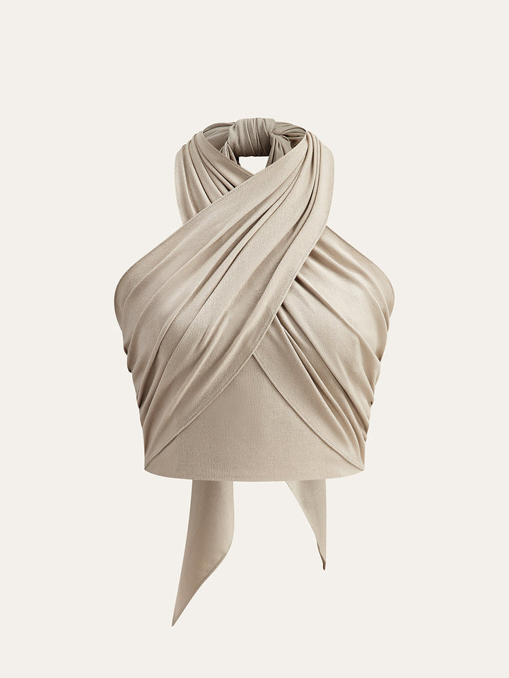 Mélissa™ | Bomull & Linne Beige Topp