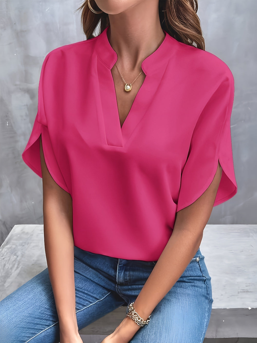 Eliana™ | Draperad Blus