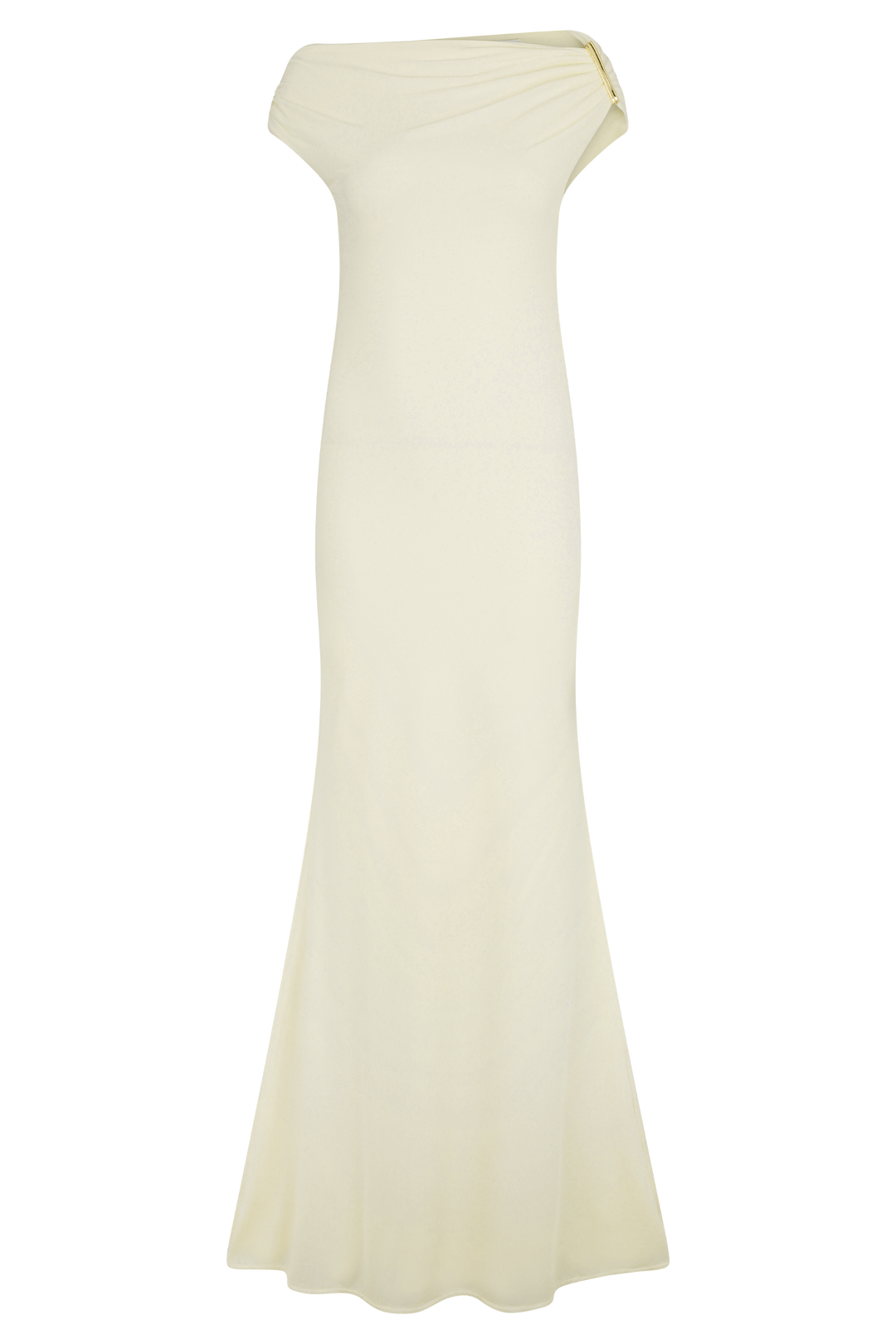 Evelina™ | Elfenbensfärgad Långklänning