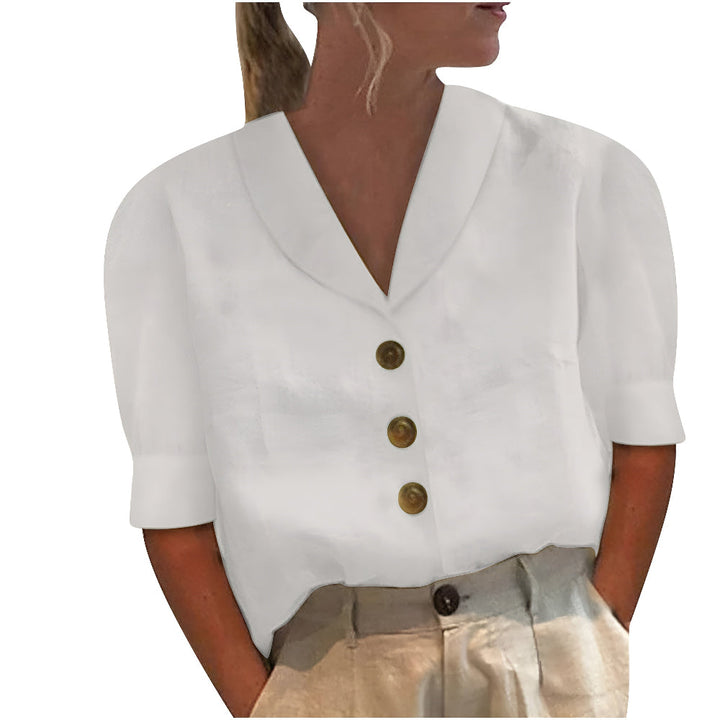 Matilda™ | Chic Blus med Knappar