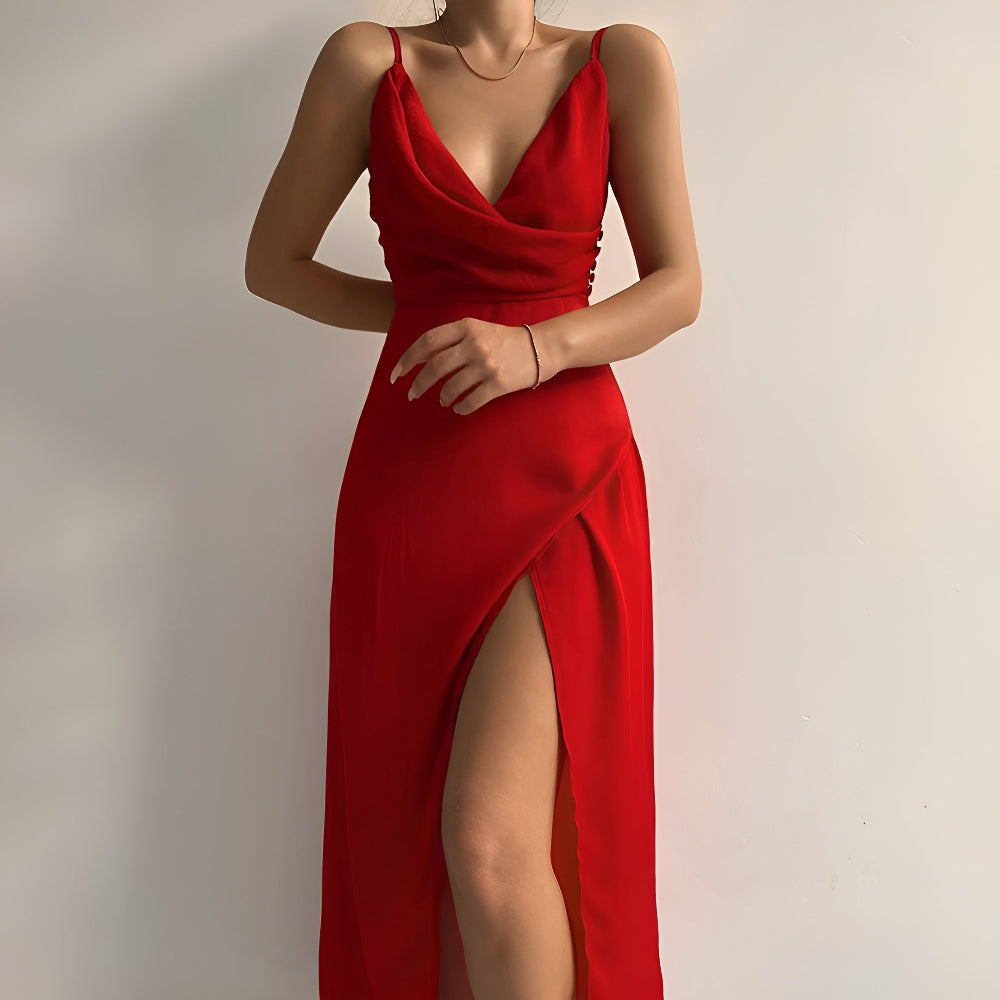 Alice™ | Elegant Axelbandslös Klänning