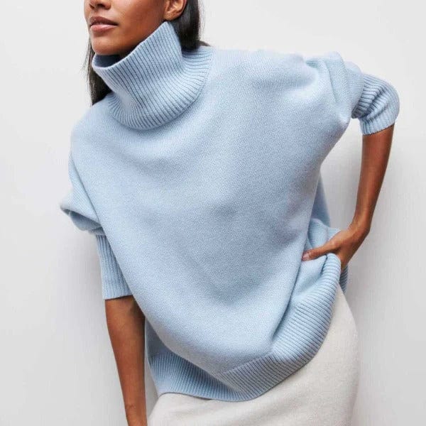 Camilla - Levende rullekravesweater i kashmir