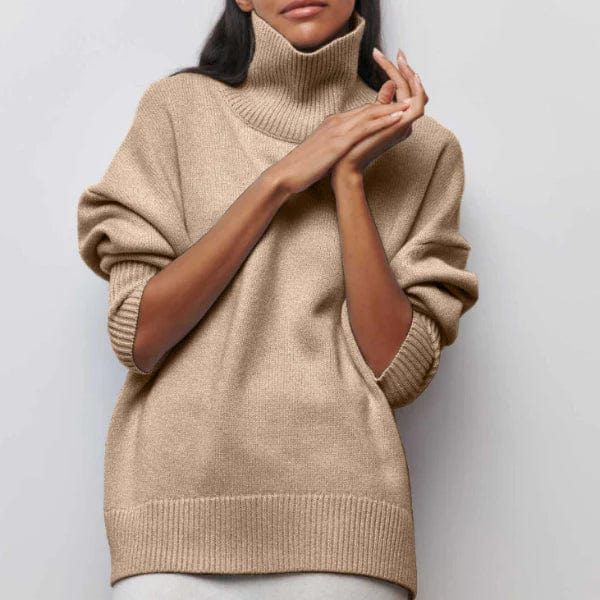Camilla - Levende rullekravesweater i kashmir