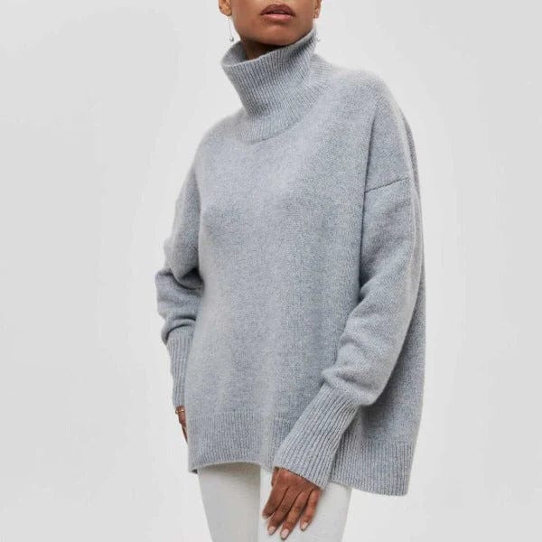 Camilla - Levende rullekravesweater i kashmir