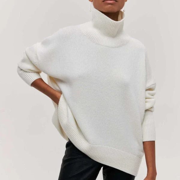 Camilla - Levende rullekravesweater i kashmir