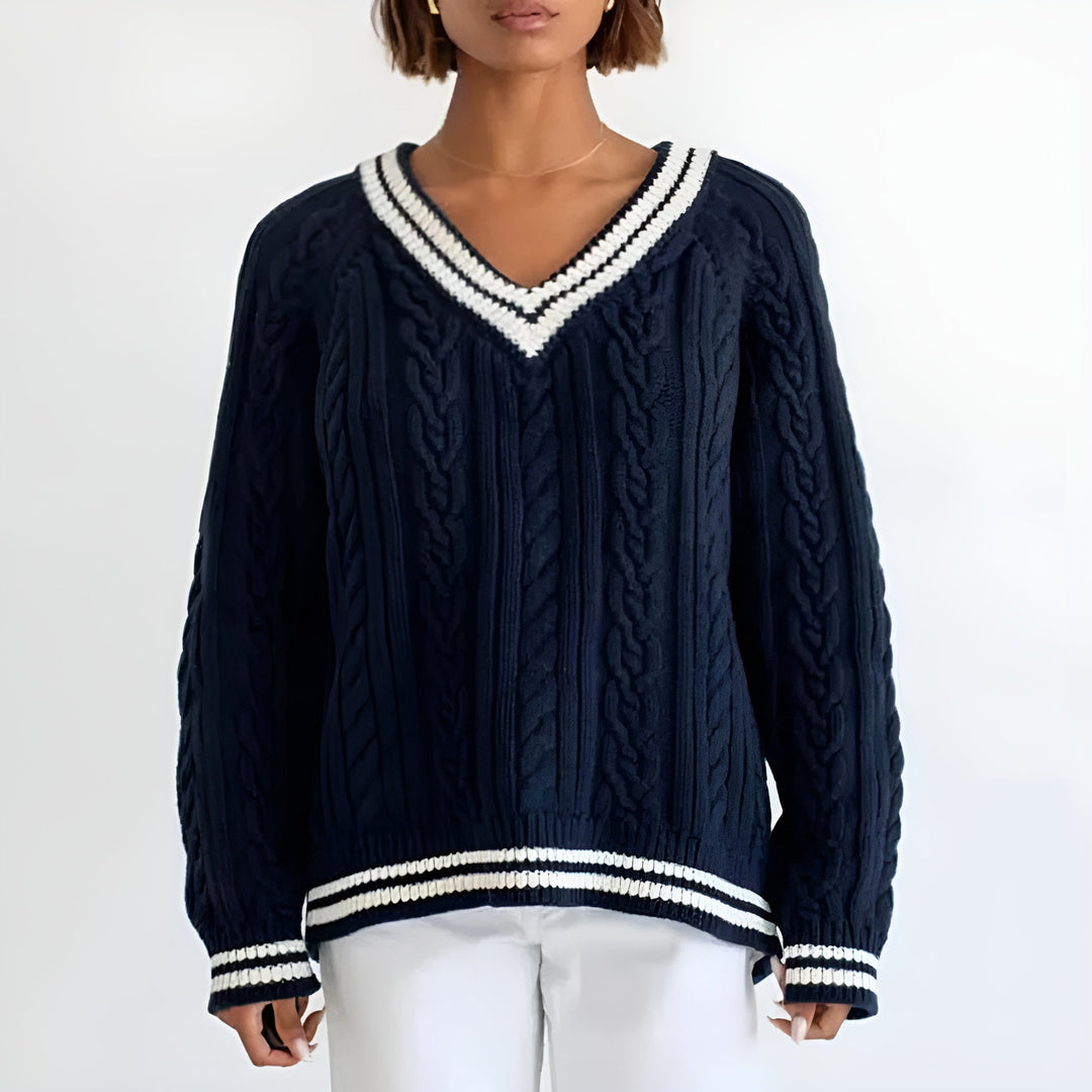 Ella - Avery Kabelstrik Sweater