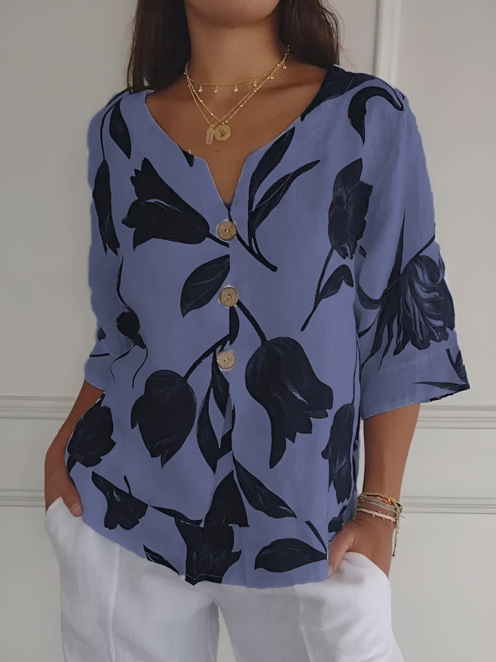 Mari™ | Blommig Blus