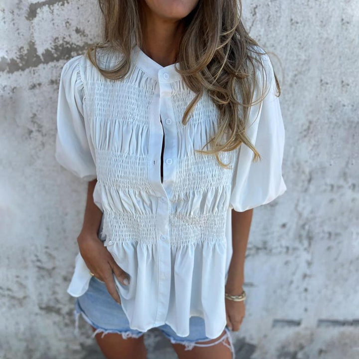 Lyra™ - Smart Bluse i Ibiza-stil