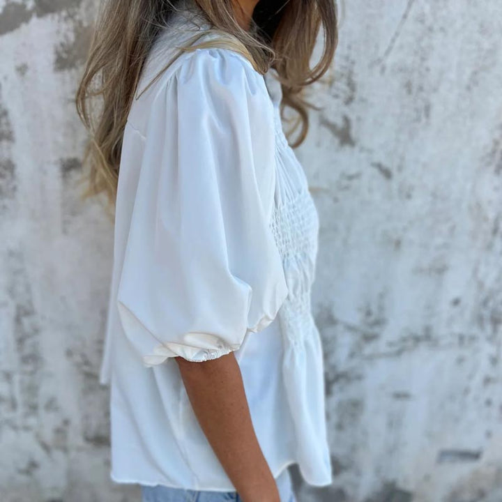 Lyra™ - Smart Bluse i Ibiza-stil
