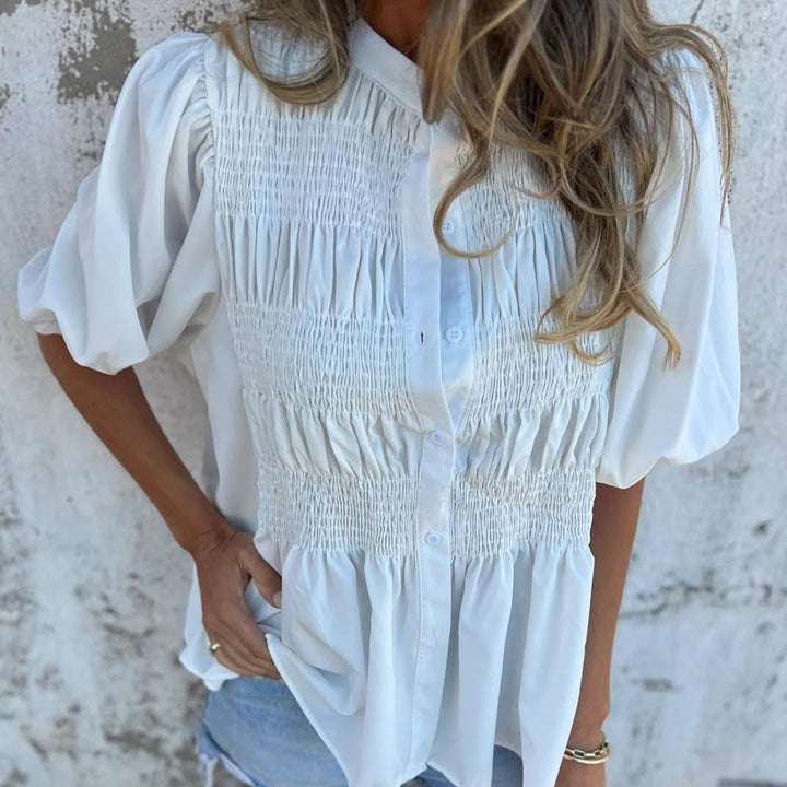 Lyra™ - Smart Bluse i Ibiza-stil