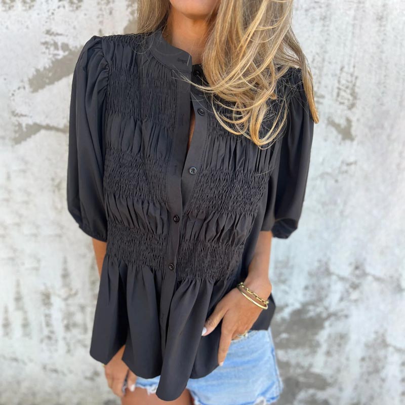 Lyra™ - Smart Bluse i Ibiza-stil