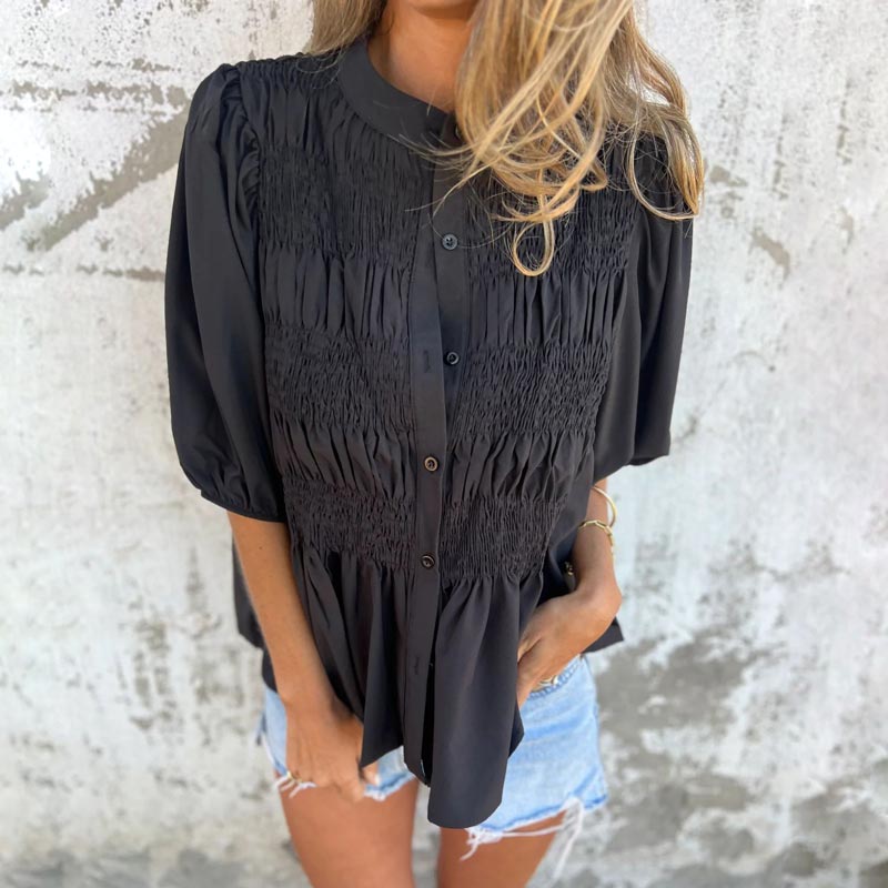 Lyra™ - Smart Bluse i Ibiza-stil