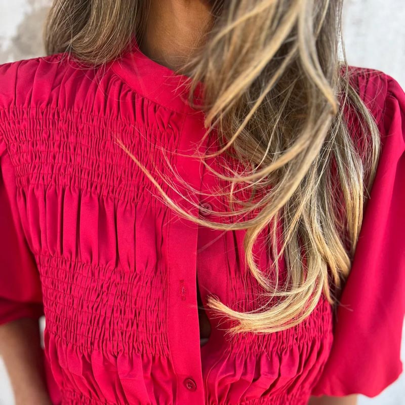 Lyra™ - Smart Bluse i Ibiza-stil