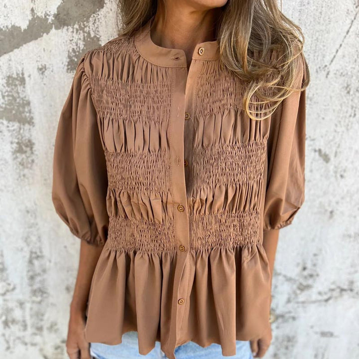 Lyra™ - Smart Bluse i Ibiza-stil